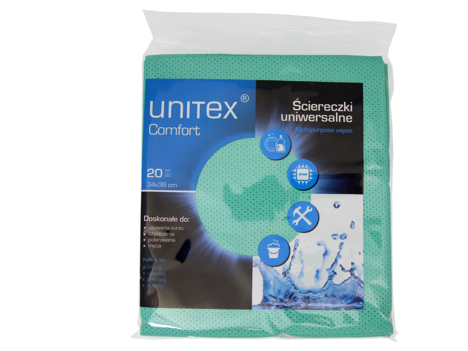 Unitex Comfort Green Pack 20 Ściereczek